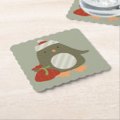 PENGUIN BEARING GIFTS UNTERSETZER (angewinkelt)