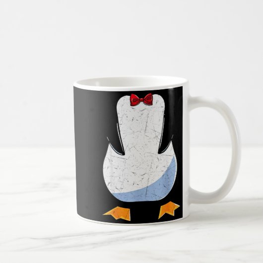 Penguin Belly Men Women Kids Penguin Costume  Kaffeetasse (Rechts)