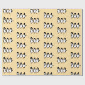 Penguin Best Friends Abschluss Geschenkpapier (Flach)