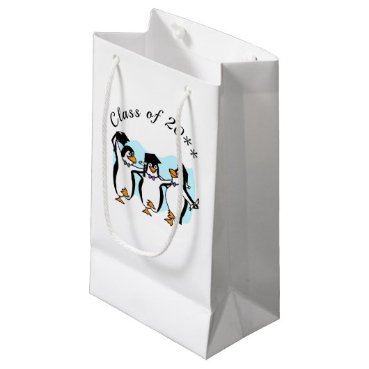 Penguin Best Friends Abschluss Kleine Geschenktüte (Vorderseite Schrägansicht)
