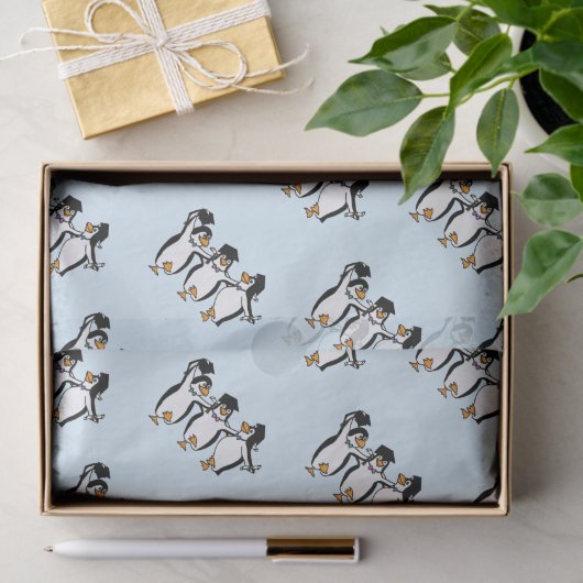 Penguin Best Friends Abschluss Seidenpapier (Geschenk)