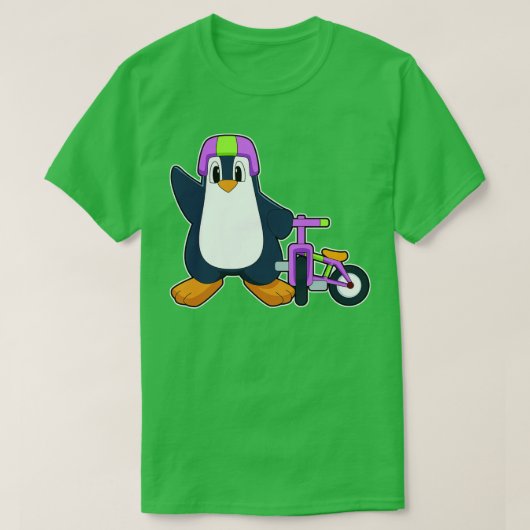 Penguin Bicycle T-Shirt (Design vorne)