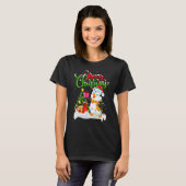Penguin Bird Xmas Decorations Santa Penguin Chri T-Shirt (Vorne ganz)