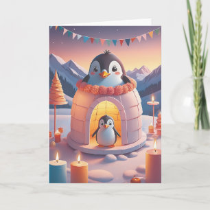 Penguin Birthday Bash Karte