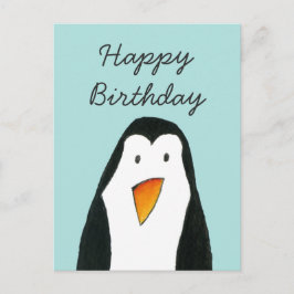 Penguin Birthday Card Postkarte