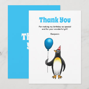 Penguin Birthday Dankeskarte