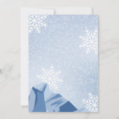 Penguin Birthday Einladung (Rückseite)