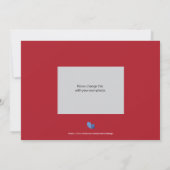 Penguin Birthday Einladung zum Winter Geburtstag (Rückseite)