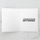 PENGUIN BIRTHDAY GROSSE KARTE FÜR EHEFRAU (Innenseite)