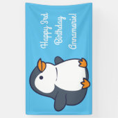 Penguin Birthday Party Banner (Vertikal)