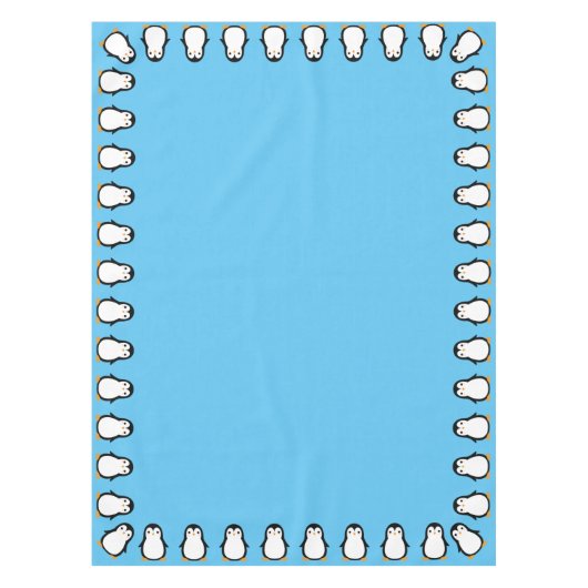 Penguin Birthday Party Tischdecke (Vorderseite)