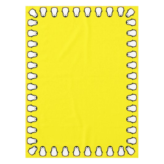 Penguin Birthday Party Tischdecke (Vorderseite)