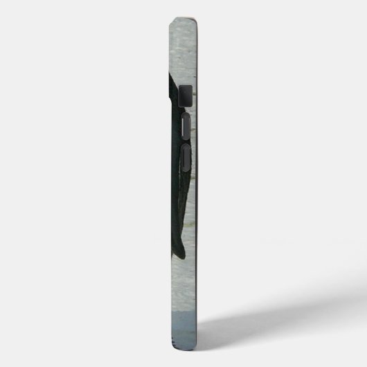 Penguin Blick auf Kick Case-Mate iPhone Hülle (Rückseite / Links)