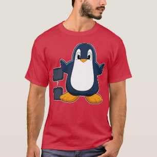 Penguin Bodybuilding Dumbell T-Shirt