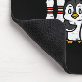 Penguin Bowling Ns Oh No Funny Bowler Player Men W Mousepad (Ecke)