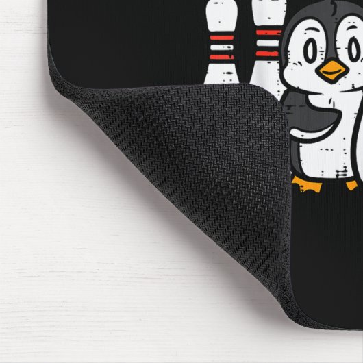 Penguin Bowling Ns Oh No Funny Bowler Player Men W Mousepad (Ecke)