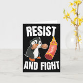 Penguin-Boxtarif-Pinguine - Aufenthalt und Kampf g Karte (Gelbe Blume)