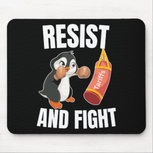 Penguin-Boxtarif-Pinguine - Aufenthalt und Kampf g Mousepad