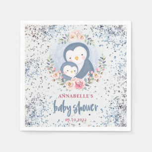 Penguin Boy Baby Dusche Serviette