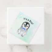 Penguin Boy Winter Geschenkanhänger (Beispiel)