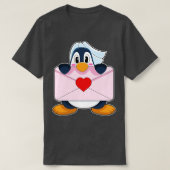 Penguin Bride Letter Wedding T-Shirt (Design vorne)