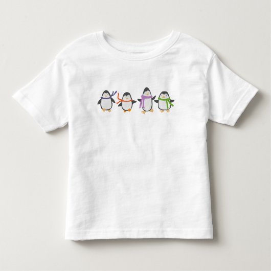 Penguin Buddies Kleinkind T-shirt (Vorderseite)