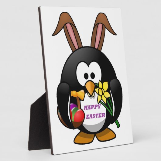 PENGUIN BUNNY "HAPPY EASTER" FOTOPLATTE (Seite)