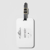 Penguin But Why Mountains  Gepäckanhänger (Vorderseite Vertikal)