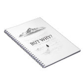 Penguin But Why Mountains  Notizblock (Rechte Seite)