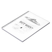 Penguin But Why Mountains  Notizblock (Linke Seite)