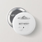 Penguin But Why Mountains Penguin Button (Vorne & Hinten)