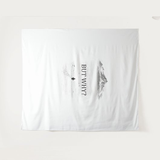 Penguin But Why Mountains  Wandteppich (Vorderseite (Horizontal))