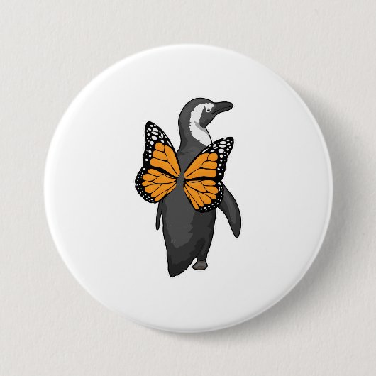 Penguin Butterfly Flügel Button (Vorderseite)