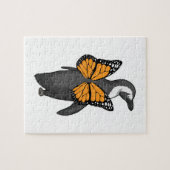 Penguin Butterfly Flügel Puzzle (Horizontal)