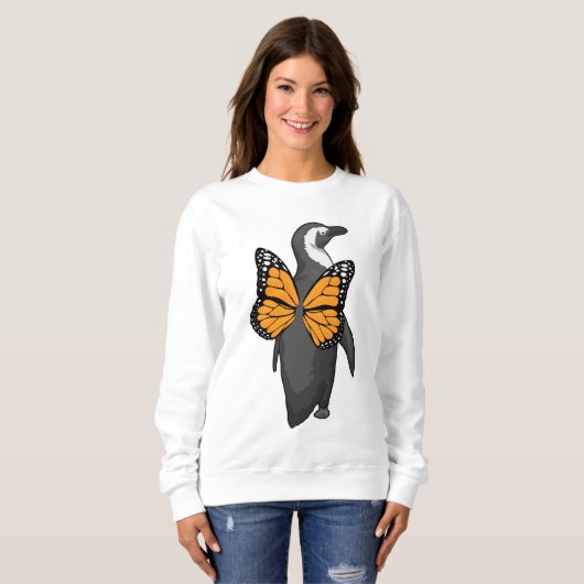 Penguin Butterfly Flügel Sweatshirt (Vorne ganz)
