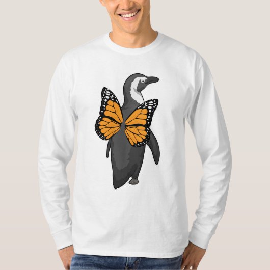 Penguin Butterfly Flügel T-Shirt (Vorderseite)
