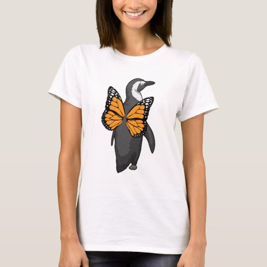 Penguin Butterfly Flügel T-Shirt (Vorderseite)