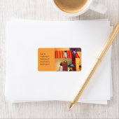 Penguin Cafe Adressaufkleber (Insitu)