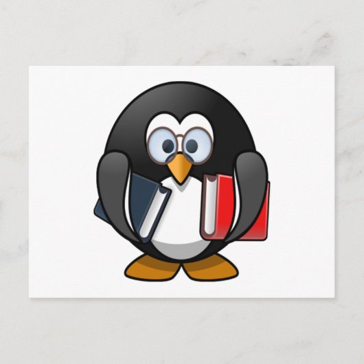 Penguin Carried Books Postkarte (Vorderseite)