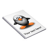 Penguin-Cartoon Notizblock (Rechte Seite)