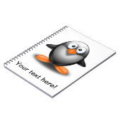 Penguin-Cartoon Notizblock (Linke Seite)