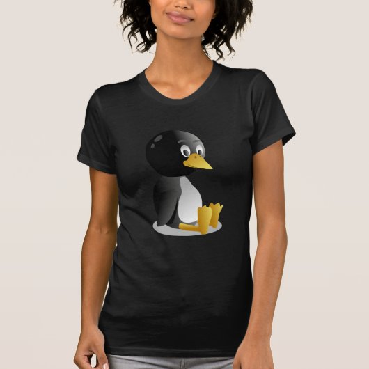Penguin-Cartoon T-Shirt (Vorderseite)