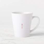 Penguin Celebrating Lunar New Year | Horse Custom Milchtasse (Rechts)