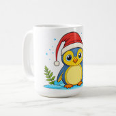 Penguin Cheer Holiday Kaffeetasse (Vorderseite Links)