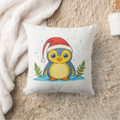 Penguin Cheer Holiday  Kissen (Decke)