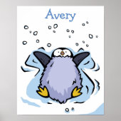 Penguin Chick Angel Poster (Vorne)
