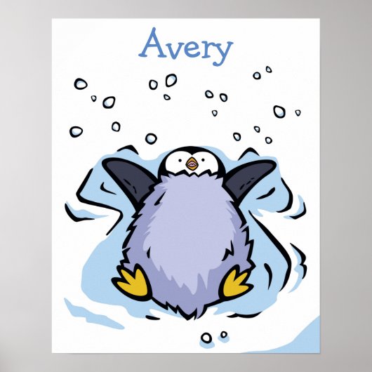 Penguin Chick Angel Poster (Vorne)
