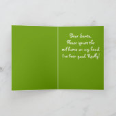 Penguin Christmas Card Feiertagskarte (Innenseite)