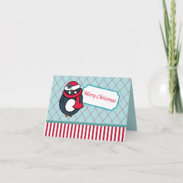 Penguin Christmas Card Feiertagskarte