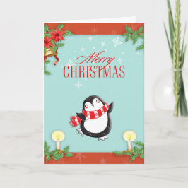 PENGUIN Christmas Card Karte
